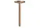 AXOR-HG-AXOR-One-Deckenanschluss-300-mm-fuer-Kopfbrause-280-1jet-Polished-Red-Gold-48495300 gallery number 1